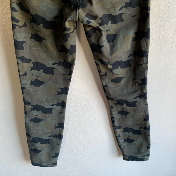 L'AGENCE Margot cropped camouflage-print high-rise skinny jeans Size 23 - Picture 8 of 12